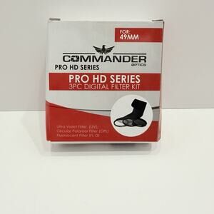 Commander Optics PRO HD 55mm 3PC Filter Kit (UV+CPL+FLD)